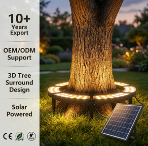 Solar Tree Hugger Column Light