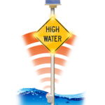 Solar High Water Sensor and Flood Warning Icon