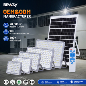 LiFePO4 High Capacity Battery Outdoor Waterproof Solar Flood Light