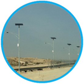 Overhead Solar Crosswalk Flasher