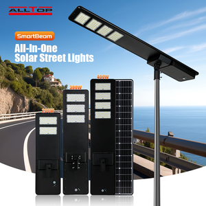 All in One Aluminum LiFePO4 LED Solar Street Light 200W-400W