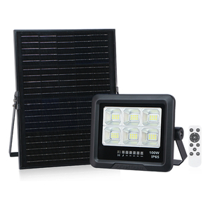 Solar Powered Floodlight 100W Heavy Duty Outdoor Billboard Lighting